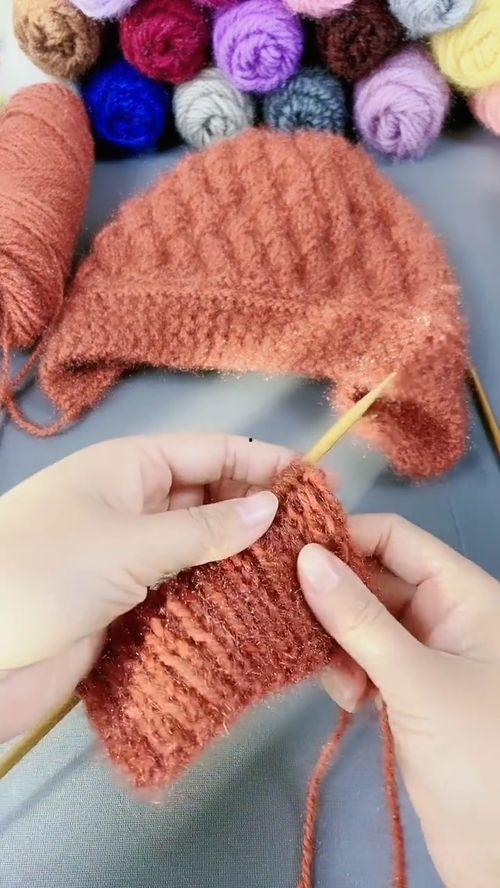 水貂毛成人钩帽子视频,温暖冬日，时尚保暖两不误