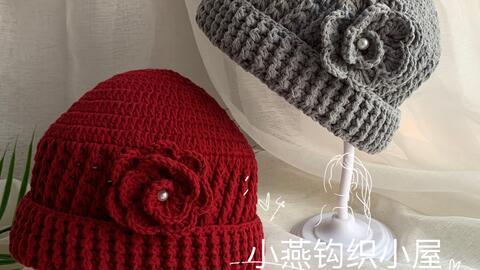 钩帽子教程成人冬季视频  第3张